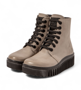 Art Leather Ankle Boots 1517 Brighton grey