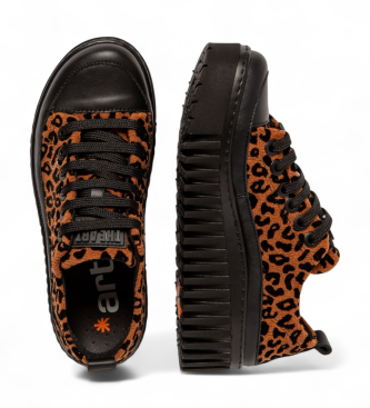 Art Sneakers marroni Brighton 1518S