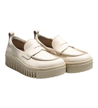 Art Leather moccasins 1530 Grass Waxed white