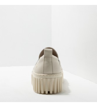 Art 1530 Nappa Cream/Brighton leather platform shoes