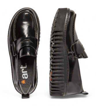 Art Leren loafers 1530 zwart