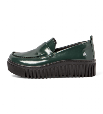 Art Mocassins de couro 1530 verde