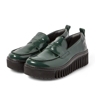 Art Mocasines de piel 1530 verde