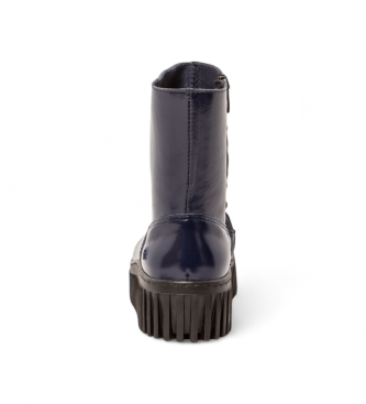 Art Leather Ankle Boots 1531 Brighton navy