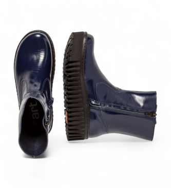 Art Leather Ankle Boots 1531 Brighton navy