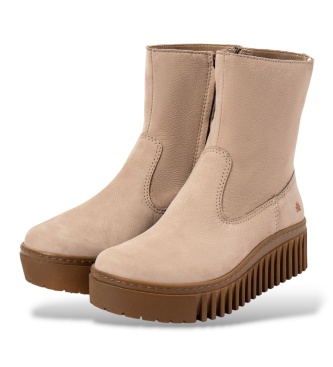 Art Stivaletti in Pelle 1531 Brighton beige