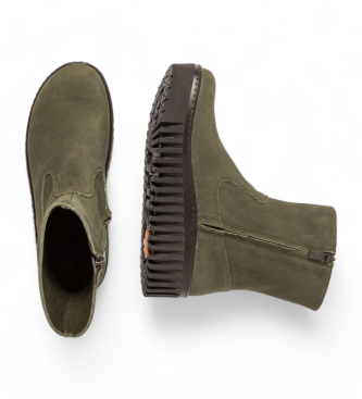 Art Botins em pele 1531 Brighton verde