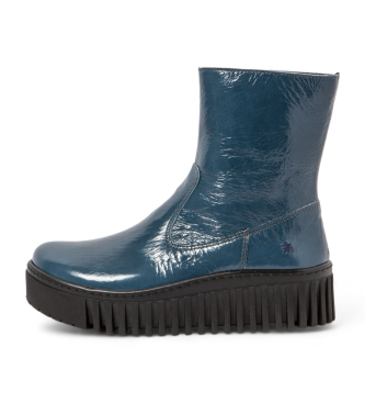 Art Botins em pele 1531 azul