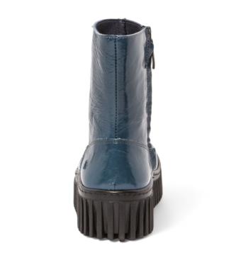 Art Lederstiefeletten 1531 blau