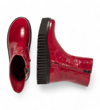 Art Botins em pele 1531 vermelho