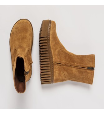 Art Botines de Piel 1531S Brighton marrn