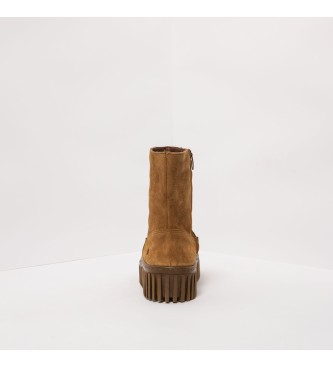 Art Botines de Piel 1531S Brighton marrn