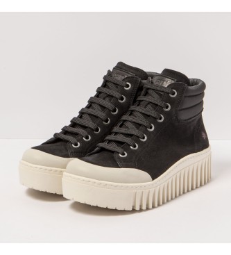 Art Leather platform shoes 1532 Nobuck-W Black-Cream/Brighton