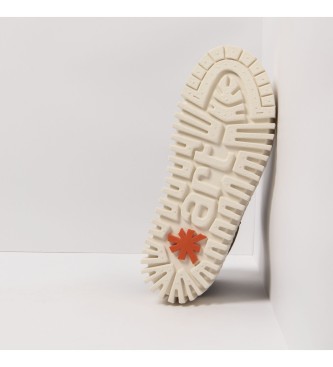 Art Zapatos de piel con plataforma 1532 Nobuck-W Kaki-Cream/Brighton