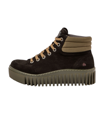 Art Skórzane buty za kostkę 1532 Brighton czarne