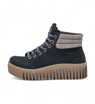 Art 1532 Stivaletti in pelle blu navy Brighton