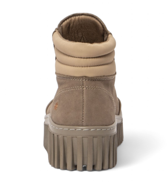 Art Botins em pele 1532 Taupe