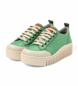 Art 1534 Sneakers in pelle verde Brighton