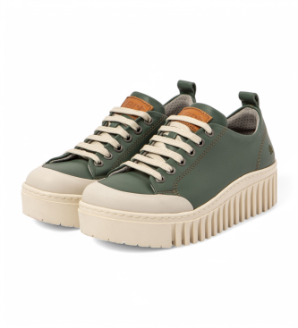 Art 1535 Brighton sneakers in pelle verde