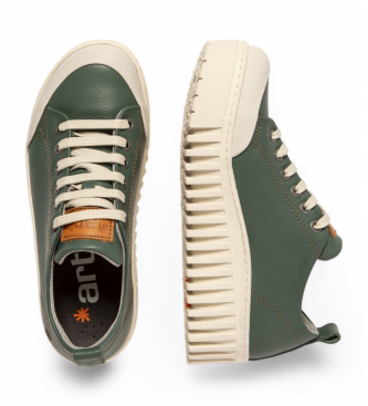 Art Zapatillas de piel 1535 Brighton verde