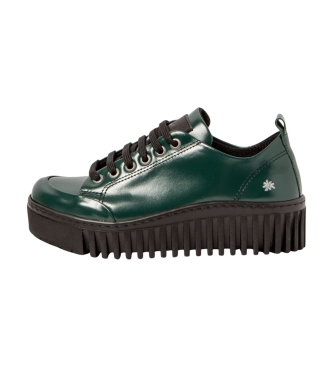 Art Sneakers in pelle verde Brighton 1535
