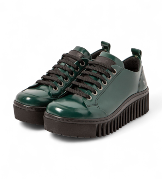 Art Sneakers in pelle verde Brighton 1535