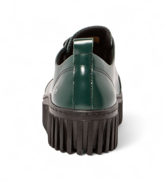 Art Sneakers in pelle verde Brighton 1535
