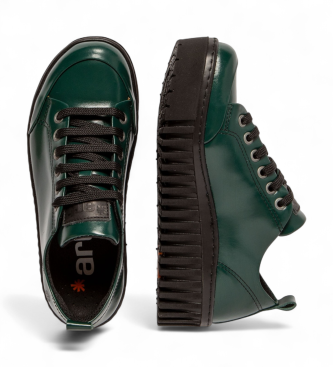 Art Sneakers in pelle verde Brighton 1535