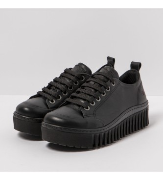 Art Leather platform shoes 1535 Nappa Total Black/Brighton