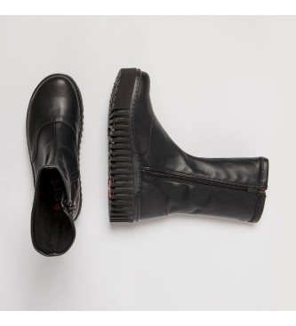 Art Skórzane buty 1537 Brighton czarne