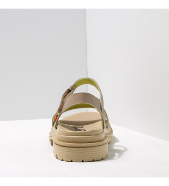 Art Sandali in pelle Cartago Sesame Birmingham beige -Altezza piattaforma: 4,5cm-