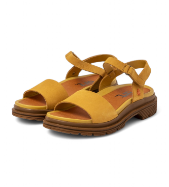 Art Leather sandals 1548 Birmingham yellow