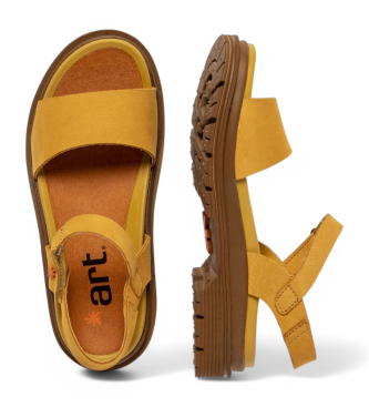 Art Leather sandals 1548 Birmingham yellow