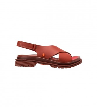 Art Leather Sandals 1549 Birmingham red -Heel height 4,5cm