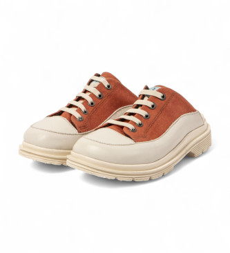 Art 1554 Birmingham Sneakers in pelle arancione