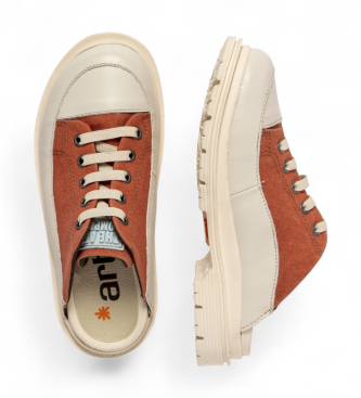 Art 1554 Birmingham Sneakers in pelle arancione