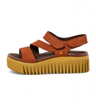 Art Sandalias de piel 1573 Brighton naranja