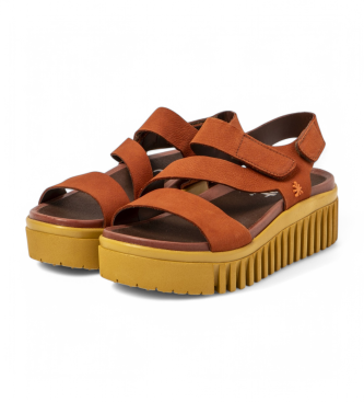 Art Sandalias de piel 1573 Brighton naranja