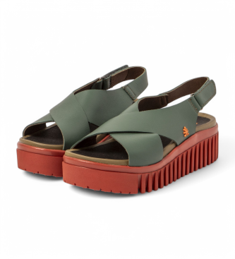 Art 1574 Fogliame Nappa/Verde Brighton