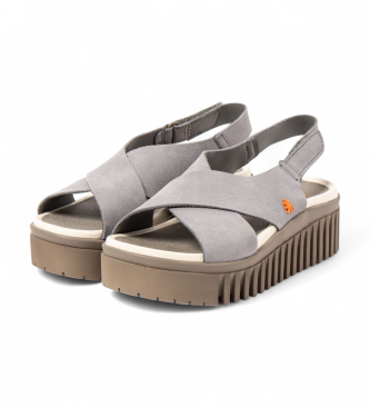 Art Skórzane sandały 1574 Brighton niebieskie