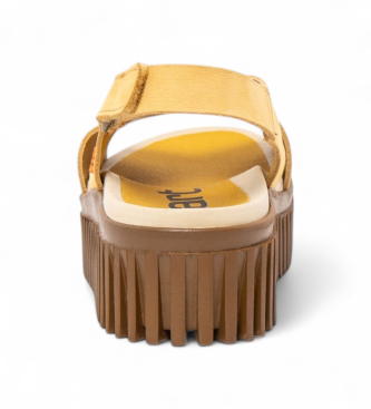 Art Skórzane sandały 1574 Brighton żółte