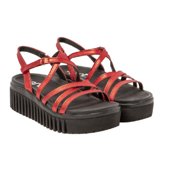 Art Leather sandals 1576F reddish