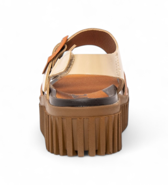 Art Skórzane sandały 1578 Brighton koralowe