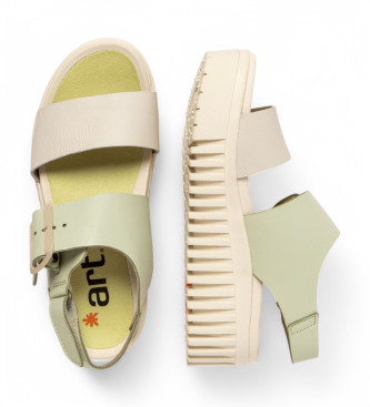 Art Sandalias de Piel 1578 Brighton beige