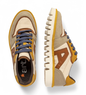 Art Leder Turnschuhe 1589 Ontario beige