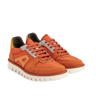 Art Leather Sneakers 1589 Ontario orange