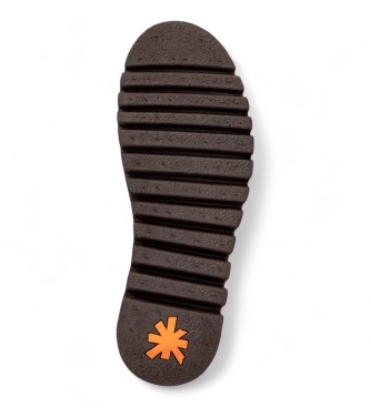 Art Leren enkellaarsjes 1597 Ontario bruin