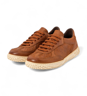 Art Leren sneakers 1627 Edmonton bruin