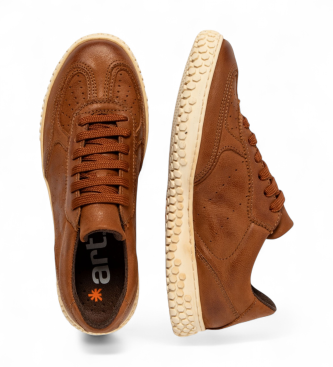 Art Leren sneakers 1627 Edmonton bruin