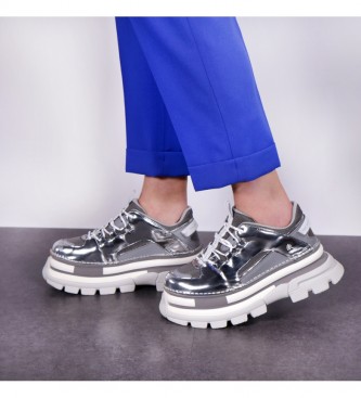 Art Sapatos Art Core 2 1640t prata -Altura da Plataforma: 6,5 cm